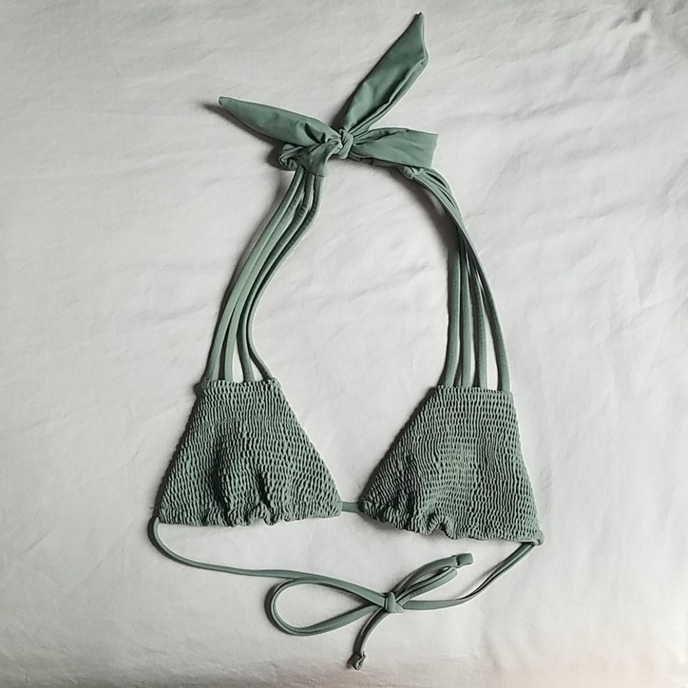 NWOT Tori Praver Swimwear Seafoam Bikini Top